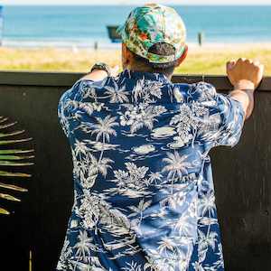 Best Mens Shirts: Beach Shack Shirt - Navy