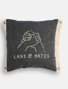 New Arrivals: Land of Mates x Banner Cushion - Charcoal