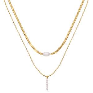 Effie Necklace with pearls