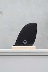 Surfboard Fins Exclusive Longboard Fins: 1965 Big Fat D Fin - Kona Black
