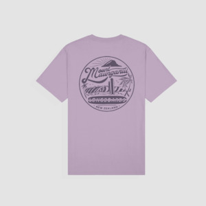 Mens Surf Shirt: Mount Retro - Mauve