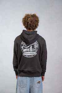 Mount Retro Hoodie - Washed Grey