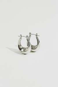 Jewellery: Siena Everyday Earring - Silver