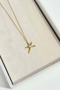 Starfish Necklace - Gold