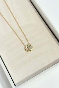 Compass Necklace - Gold
