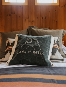 Other Accessories: Land of Mates x Banner Cushion - Charcoal