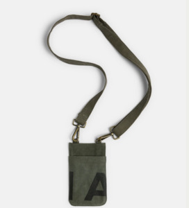Other Accessories: Land of Mates Phone Bag | Upcycled Khaki