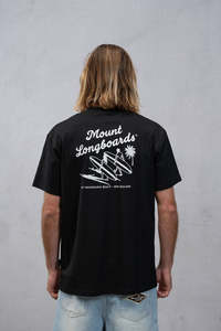 Mount Longboards: Log Riders Tee - Black