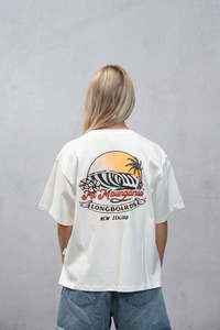 Mt Maunganui Surf Women's Tee - White
