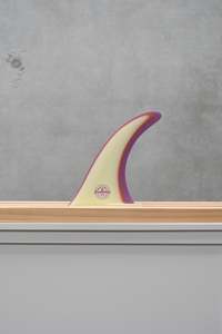Mount Longboards: Purple Tri Colour Longboard Fin