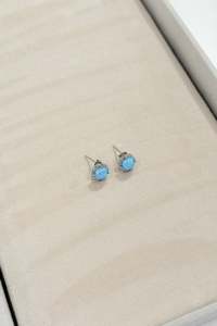 New Arrivals: Blue Opal Stud Earrings