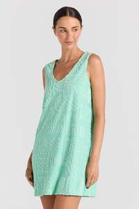 Mai Tai V Tunic Dress - Mint
