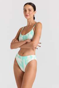 Palms High Cut Band Bottom - Mint
