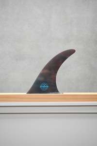 Mount Longboards: Blue Marbled Longboard Fin