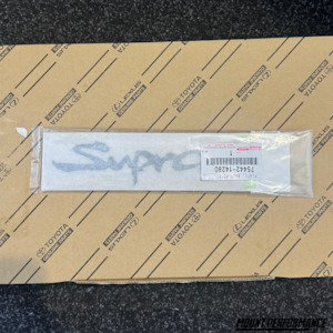 Toyota Parts: Genuine TOYOTA Supra Rear Emblem Badge