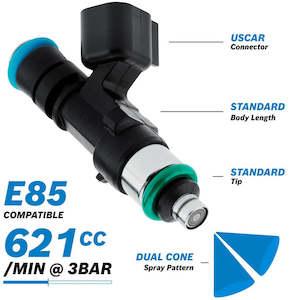Bosch Motorsport: Bosch Motorsport 621cc EV14 Medium USCAR Fuel Injector