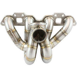 AEROFLOW Nissan SR20 V-Band High Mount Stainless Steel Turbo Manifold