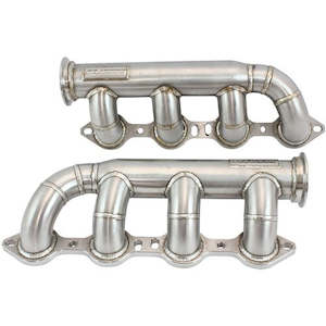 AEROFLOW GM LS Twin Turbo Stainless Steel Turbo Manifolds