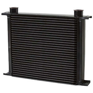 AEROFLOW 34 Row Universal Oil Cooler 330mm L x 265mm H x 51mm D. -10 Female ORB Threads.