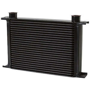 Oil System: AEROFLOW 30 Row Universal Oil Cooler 330mm L x 231mm H x 51mm D. -10 Female ORB