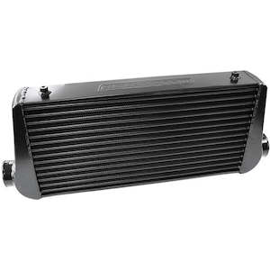 Intercoolers: AEROFLOW 600x300x76mm Street Series Aluminium Intercooler, Black Finish