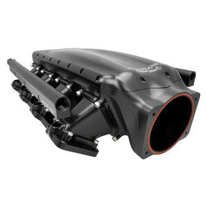 Proflow: Proflow Billet CNC LS Intake Manifold Kit, SuperMax Plus, For Holden Commodore LS1/LS2, 102mm Bore, Gloss Black - PFEMB69000