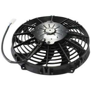 Electric Fans: SPAL 12" Electric Thermo Fan 938 cfm - Pusher Type With Curved Blades