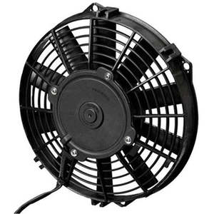 Electric Fans: SPAL 16" Electric Thermo Fan 1469 cfm - Puller Type With Straight Blades Product Code: