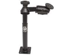 Ram Vehicle Mounts: RAM Tele-Pole with 8&9 Poles, Single Swing Arm & Round Plate (RAM-VP-SW2-89)