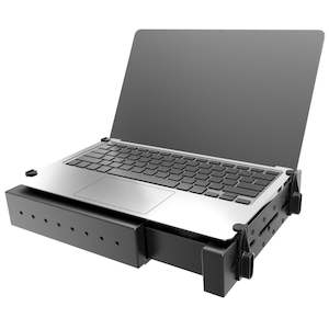 Ram Mount Holders Cradles: RAM® Tough-Tray™ Spring Loaded Laptop Holder with Flat Retaining Arms (RAM-234-3FL)