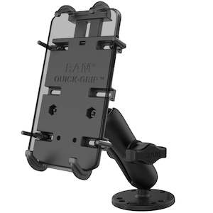 RAM® Quick-Grip™ XL Spring-Loaded Phone Mount with Drill-Down Base (RAM-B-138-PD4U)