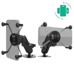 Ram B Size: RAM® Rotating X-Grip® Large Phone Mount with Flex Adhesive Base (RAP-B-378-UN10RU)