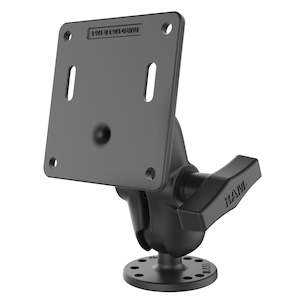 Ram C Size: RAM® Double Ball Mount with 75x75mm VESA Plate - C Size Short (RAM-101U-B-2461)