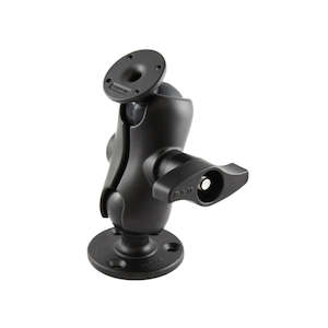 Ram D Size: RAM® Double Ball Mount with Round AMPS Plate and Large Round Plate (RAM-D-101-C-254U)