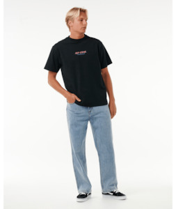 Pants: RIP CURL DOSED DENIM PANT - WASHED BLUE