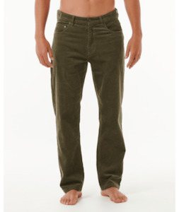 Pants: RIP CURL CLASSIC SURF CORD PANT - DUSTY OLIVE