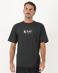 Mens: T&C SCORPION S/S SURF TEE - BLACK HEATHER