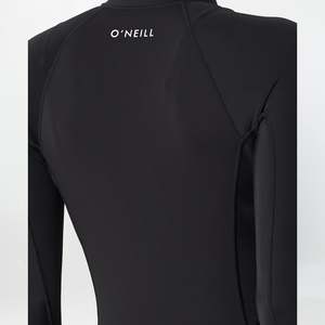 O'NEILL BAHIA NEO SKINS FZ LS SPRING 1MM - BLK/BLK
