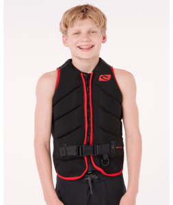 RIP CURL KIDS DAWN PATROL BUOY VEST - BLACK