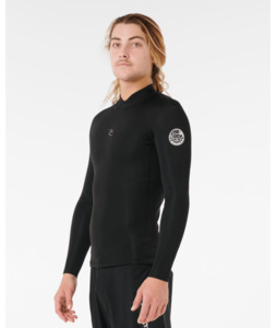 RIP CURL DAWN PATROL LONG SLEEVE JACKET 1.5MM - BLACK