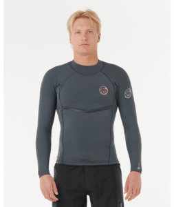 RIP CURL E-BOMB LONG SLEEVE JACKET 1.5MM - IRON