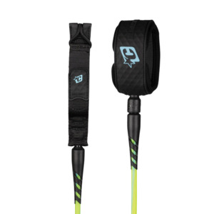 Leashes: CREATURES STANDARD DUTY 7'0" LEASH - PINE LIME TWIST