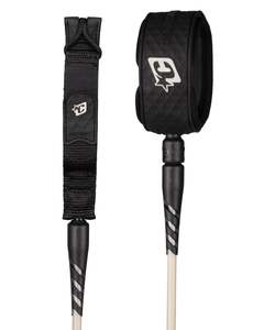 Leashes: CREATURES STANDARD DUTY 8'0" LEASH - BONE BLACK