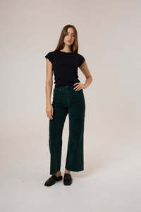 W Pants: THRILLS HOLLY CORD PANT - VISTA GREEN