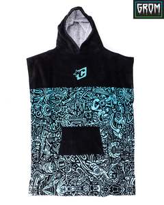 CREATURES GROM CREATURES PONCHO - FLURO BLUE