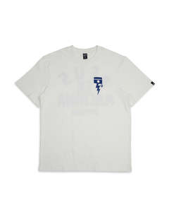Deus Ex Machina: PISSTIN TEE - VINTAGE WHITE