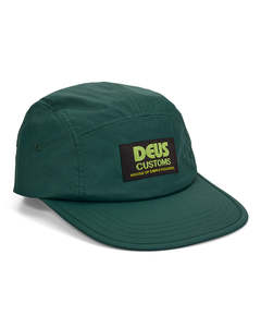 Deus Ex Machina: DEUS EX MACHINA CLEMENT 5 PANEL CAP - HUNTER GREEN
