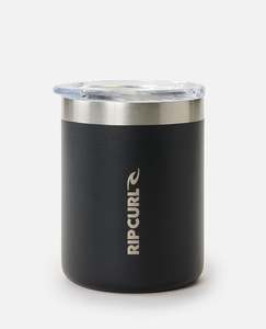 RIP CURL LOGO COFFEE CUP - BLACK