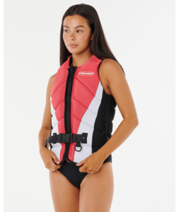 Wetsuits: RIP CURL WOMENS DAWN PATROL BUOY VEST - RED