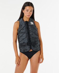 RIP CURL WOMENS DAWN PATROL BUOY VEST - CHARCOAL GREY